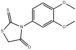 3-(3,4-二甲氧苯基)-2-硫代-4-四氢噻唑酮