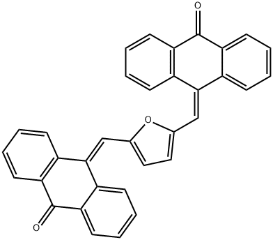 2,5-Bis[(9,10-dihydro-10-oxoanthracen-9-ylidene)methyl]furan