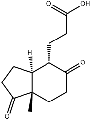 3-[(3AS,4S,7AS)-7A-METHYL-1,5-DIOXOOCTAHYDRO-1H-INDEN-4-YL]PROPIONIC ACID