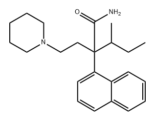α-sec-Butyl-α-(1-naphtyl)-1-piperidinebutyramide