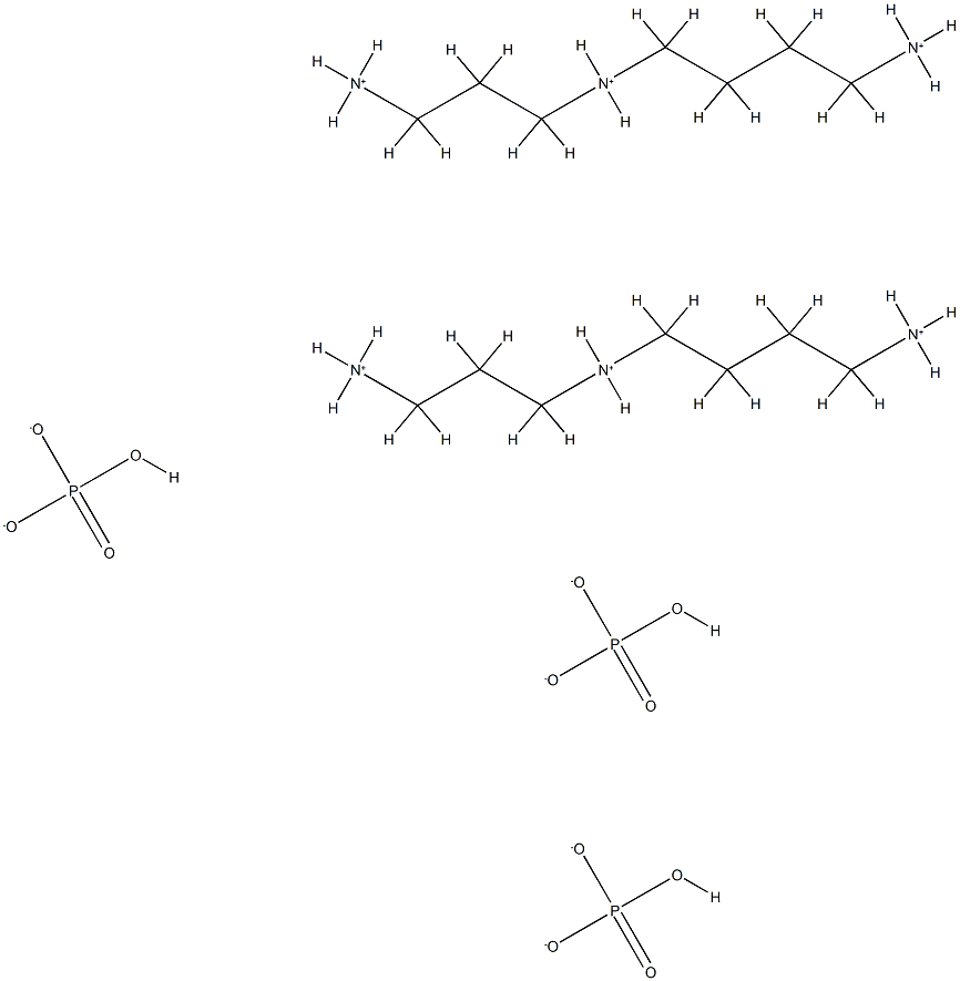 N-(3-Aminopropyl)-1,4-butanediamine/phosphoric acid,(1:x)