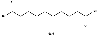 Sebacic acid hydrogen 1-sodium salt