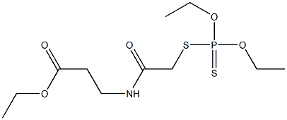N-[[(Diethoxyphosphinothioyl)thio]acetyl]-β-alanine ethyl ester
