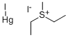 Diethylmethylsulfonium iodide mercuric iodide addition compound
