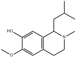 1,2,3,4-Tetrahydro-6-methoxy-2-methyl-1-(2-methylpropyl)isoquinolin-7-ol