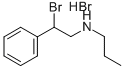 Phenethylamine, beta-bromo-N-propyl-, hydrobromide