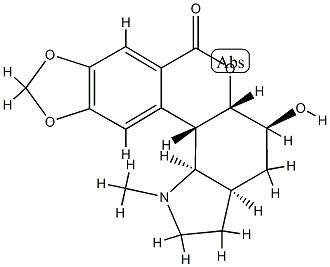 4,12β-Dihydro-5α-hydroxy-1-methyl-9,10-(methylenebisoxy)lycorenan-7-one
