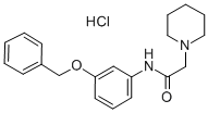 N-(m-Benzyloxyphenyl)-alpha-piperidinoacetamide hydrochloride
