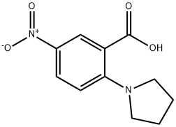 5-硝基-2-(1-吡咯烷)苯羧酸
