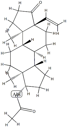 A-Nor-17β-acetyloxy-5-vinyl-5α-androstan-3-one