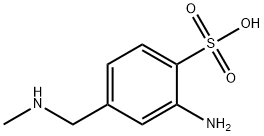 3-amino-alpha-(methylamino)toluene-4-sulphonic acid