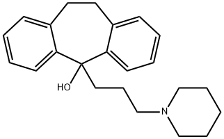 10,11-Dihydro-5-(3-piperidinopropyl)-5H-dibenzo[a,d]cyclohepten-5-ol