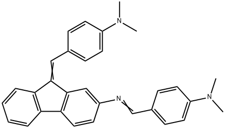 4-[[9-[(4-dimethylaminophenyl)methylidene]fluoren-2-yl]iminomethyl]-N, N-dimethyl-aniline