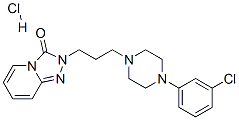 2-[3-[4-(3-chlorophenyl)piperazin-1-yl]propyl]-1,2,4-triazolo[4,3-a]pyridin-3(2H)-one hydrochloride