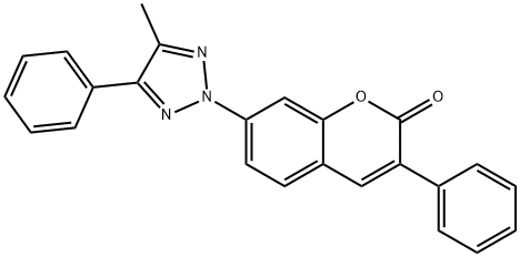 7-(4-methyl-5-phenyl-2H-1,2,3-triazol-2-yl)-3-phenyl-2-benzopyrone