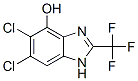 5,6-Dichloro-2-(trifluoromethyl)-1H-benzimidazol-4-ol