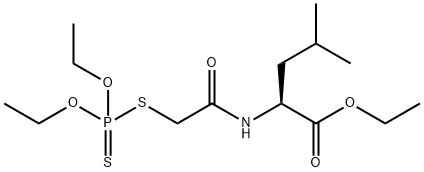 N-(Mercaptoacetyl)leucine ethyl ester S-ester with O,O-diethylphosphor odithioate