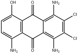 1,4,5-triamino-2,3-dichloro-8-hydroxyanthraquinone