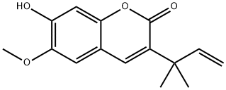 3-(1,1-Dimethyl-2-propenyl)-7-hydroxy-6-methoxy-2H-1-benzopyran-2-one