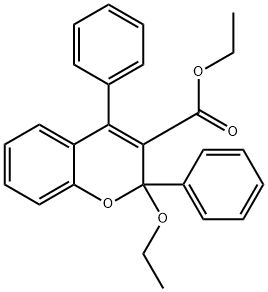 2-Ethoxy-2,4-diphenyl-2H-1-benzopyran-3-carboxylic acid ethyl ester