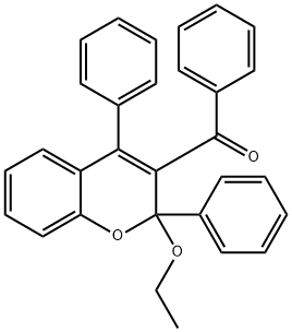 Ketone, 2-ethoxy-2,4-diphenyl-2H-1-benzopyran-3-yl phenyl