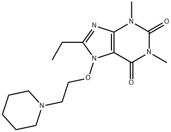 Theophylline, 8-ethyl-7-(2-piperidinoethoxy)-