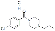 (4-chlorophenyl)-(4-propylpiperazin-1-yl)methanone hydrochloride