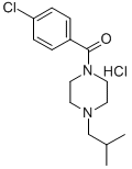 1-(p-Chlorobenzoyl)-4-isobutylpiperazine hydrochloride