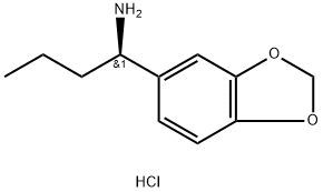 (R)-1-(苯并[D] [1,3]二氧杂环戊烯-5-基)丁-1-胺氯化物