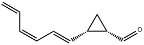 Cyclopropanecarboxaldehyde, 2-(1,3,5-hexatrienyl)-, [1S-[1alpha,2alpha(1E,3Z)]]- (9CI)