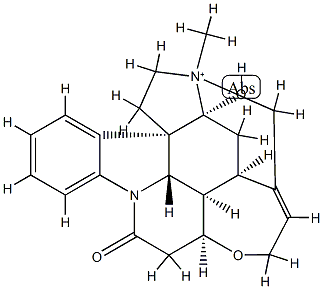 16-Hydroxy-19-methyl-10-oxostrychnidin-19-ium