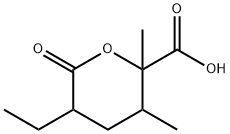 5-Ethyltetrahydro-2,3-dimethyl-6-oxo-2H-pyran-2-carboxylic acid