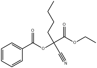 2-Cyano-2-(benzoyloxy)hexanoic acid ethyl ester