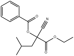 2-Cyano-2-(benzoyloxy)-4-methylvaleric acid ethyl ester