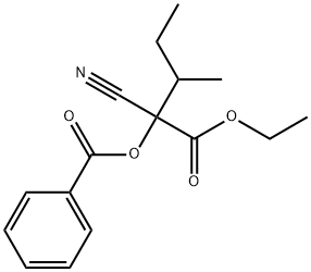 2-Cyano-2-(benzoyloxy)-3-methylvaleric acid ethyl ester
