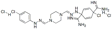N,N''-bis[[(4-chlorophenyl)amino]iminomethyl]piperazine-1,4-dicarboxamidine dihydrochloride