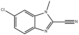 2-Benzimidazolecarbonitrile,6-chloro-1-methyl-(8CI)