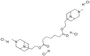 bis[2-(7-methyl-7,9-diazabicyclo[3.3.1]non-9-yl)ethyl] heptanedioate t etrahydrochloride