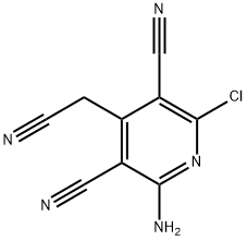 2-氨基-6-氯-4-(氰基甲基)吡啶-3,5-二甲腈