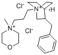3-Benzyl-1-(3-(4-methylmorpholinio)propyl)quinuclidinium, dichloride