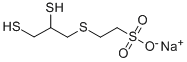 Ethanesulfonic acid, 2-((2,3-dimercaptopropyl)thio)-, sodium salt