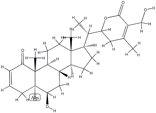 5-Chloro-6β,22,27-trihydroxy-1-oxo-5α-ergosta-2,24-dien-26-oic acid δ-lactone
