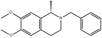(1S)-1,2,3,4-Tetrahydro-6,7-dimethoxy-1-methyl-2-(phenylmethyl)isoquinoline