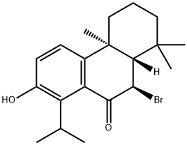 9(1H)-Phenanthrenone, 10-bromo-2,3,4,4a,10,10a-hexahydro-7-hydroxy-1,1,4a-trimethyl-8-(1-methylethyl)-, (4aS,10R,10aS)-