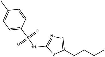 N-(5-Butyl-1,3,4-thiadiazol-2-yl)-p-toluenesulfonamide
