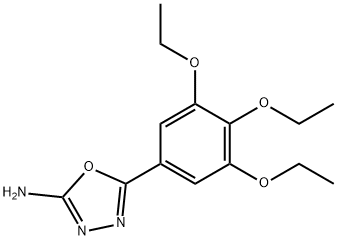 5-(3,4,5-TRIETHOXYPHENYL)-1,3,4-OXADIAZOL-2-AMINE