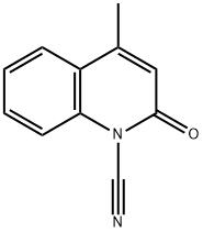 1(2H)-Quinolinecarbonitrile,4-methyl-2-oxo-(8CI)
