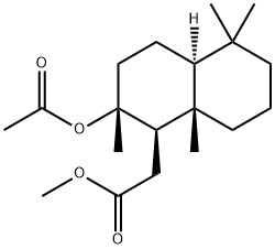(1R,4aα)-Decahydro-2α-(acetyloxy)-2,5,5,8aβ-tetramethyl-1β-naphthaleneacetic acid methyl ester