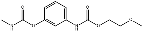 m-(Methylcarbamoyloxy)carbanilic acid 2-methoxyethyl ester