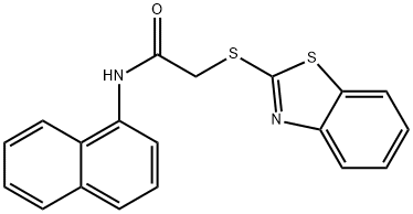 2-(1,3-benzothiazol-2-ylsulfanyl)-N-(1-naphthyl)acetamide